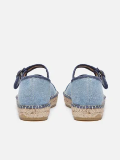 Carel Maria Janes>Bi-Denim Canvas Mary Janes-Espadrilles