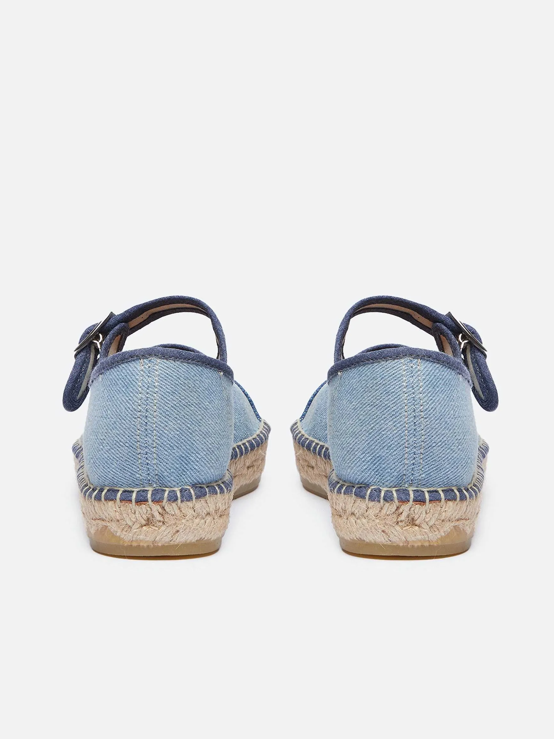 Carel Maria Janes>Bi-Denim Canvas Mary Janes-Espadrilles