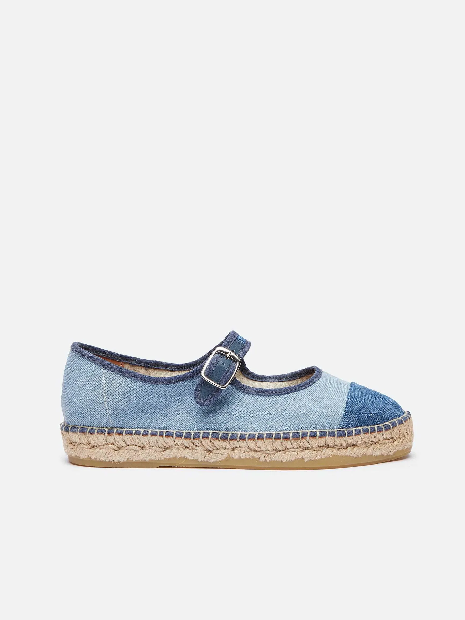 Carel Maria Janes>Bi-Denim Canvas Mary Janes-Espadrilles