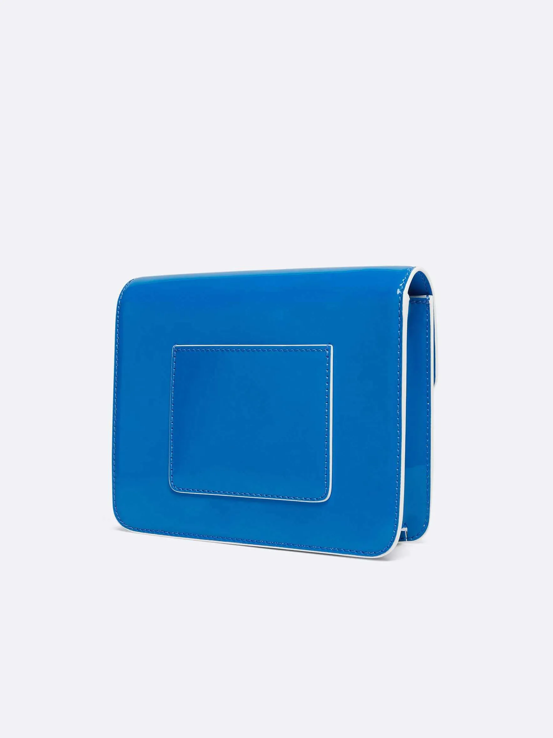 Carel Tassen>Blauwe Lakleren Tas