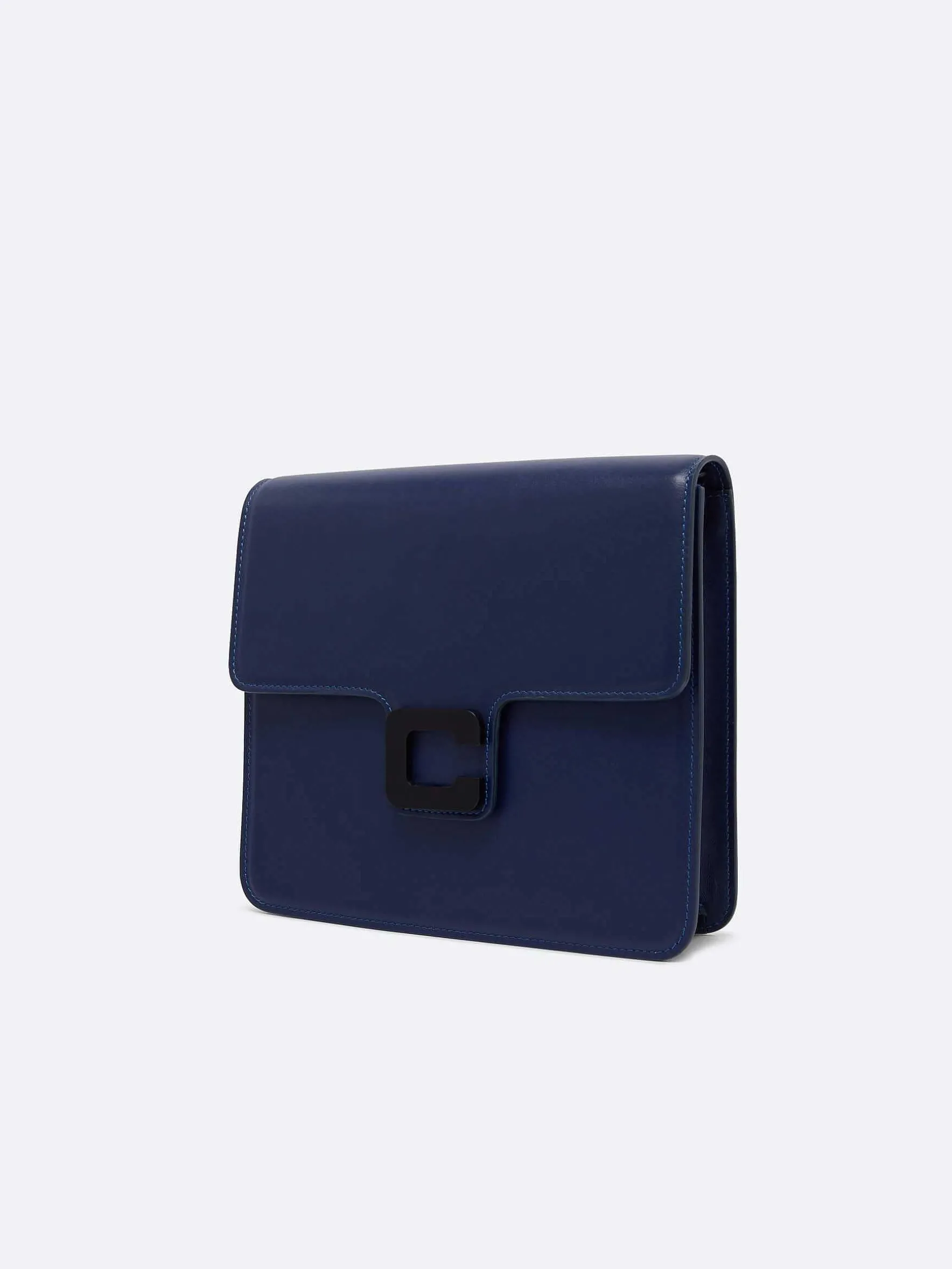Carel Tassen>Blauwe Leren Tas