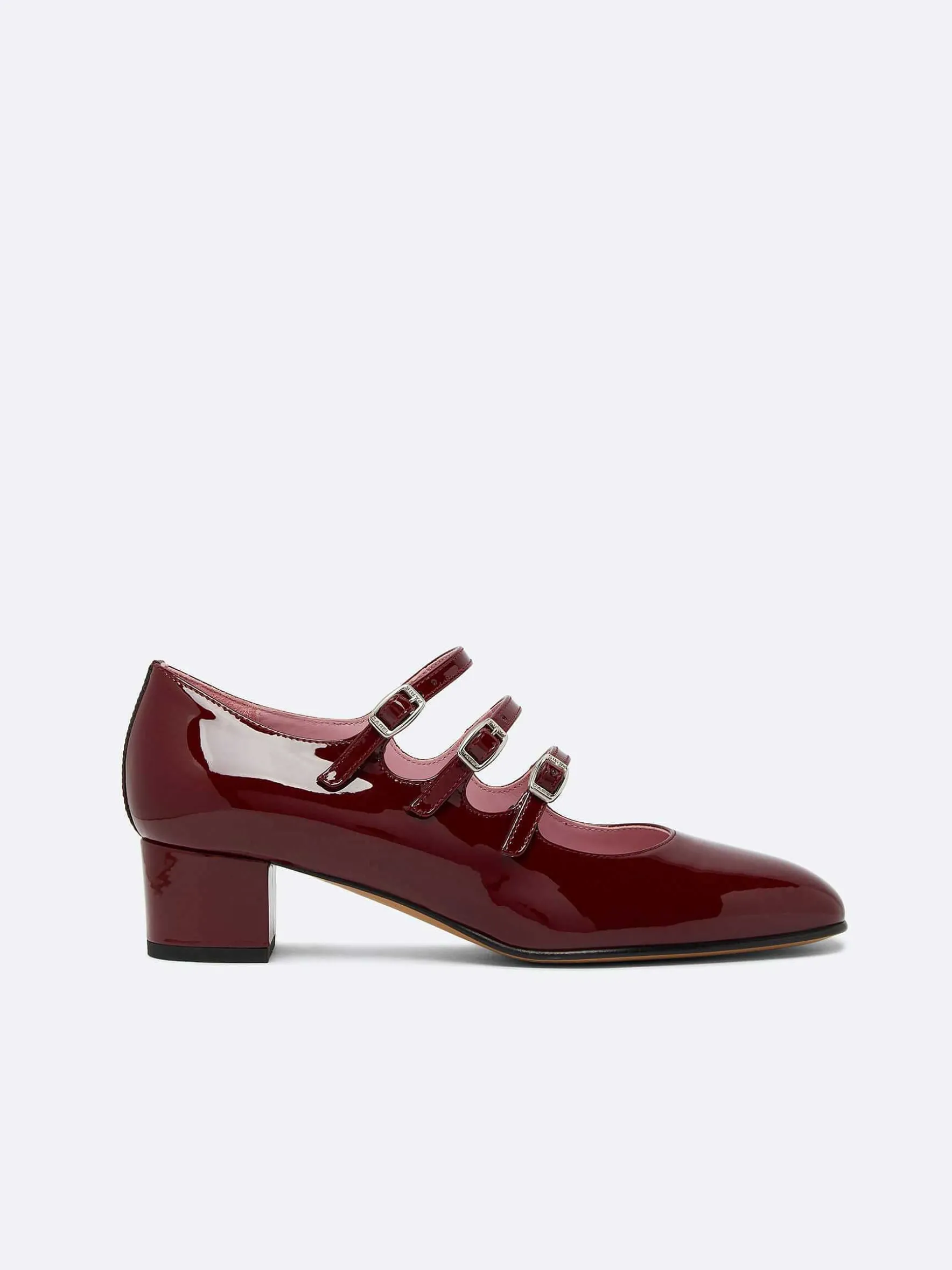 Carel Maria Janes>Bordeaux Lakleer Mary Janes Pumps
