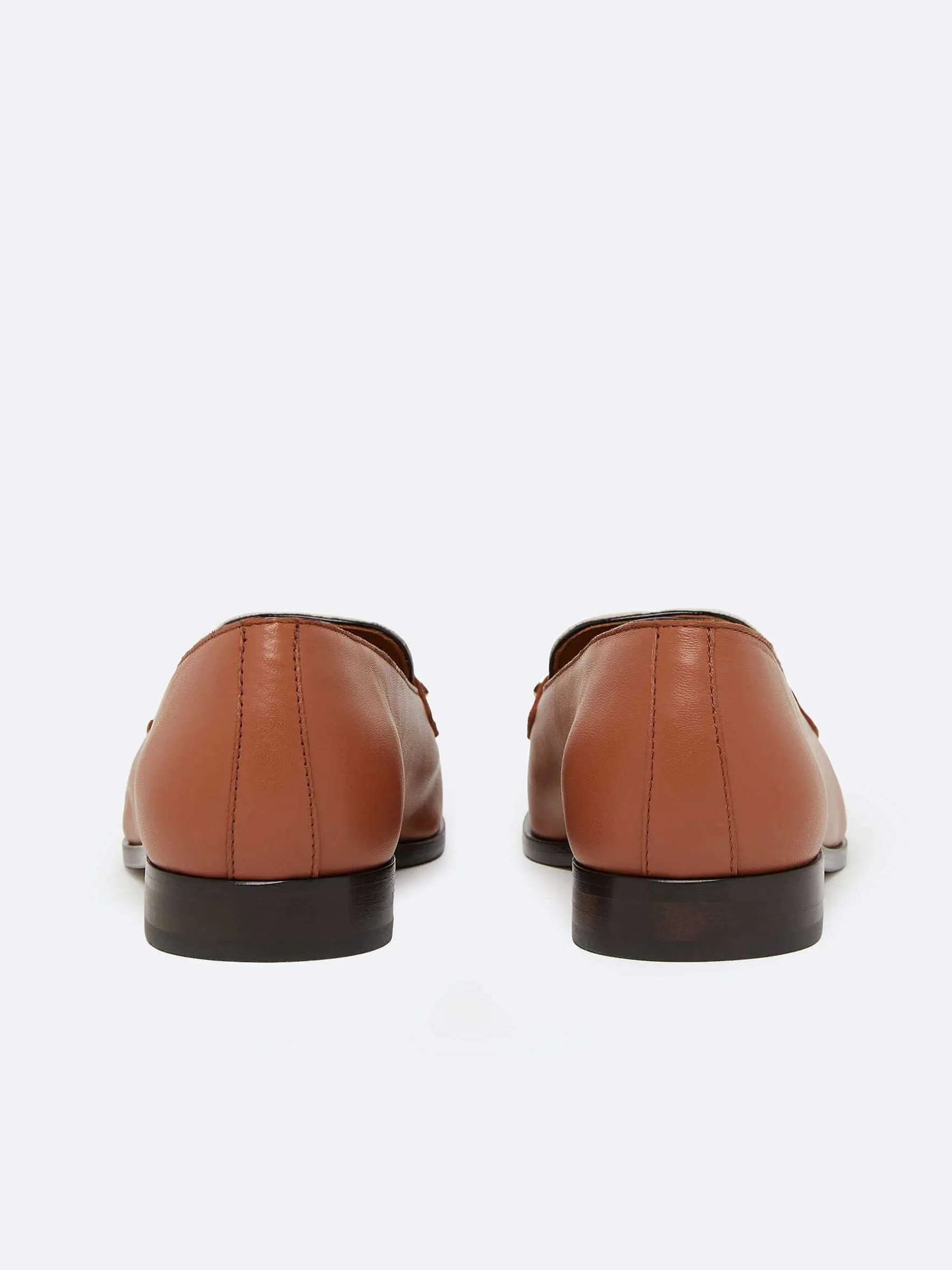 Carel Loafers>Cognac En Ivoor Lederen Loafers