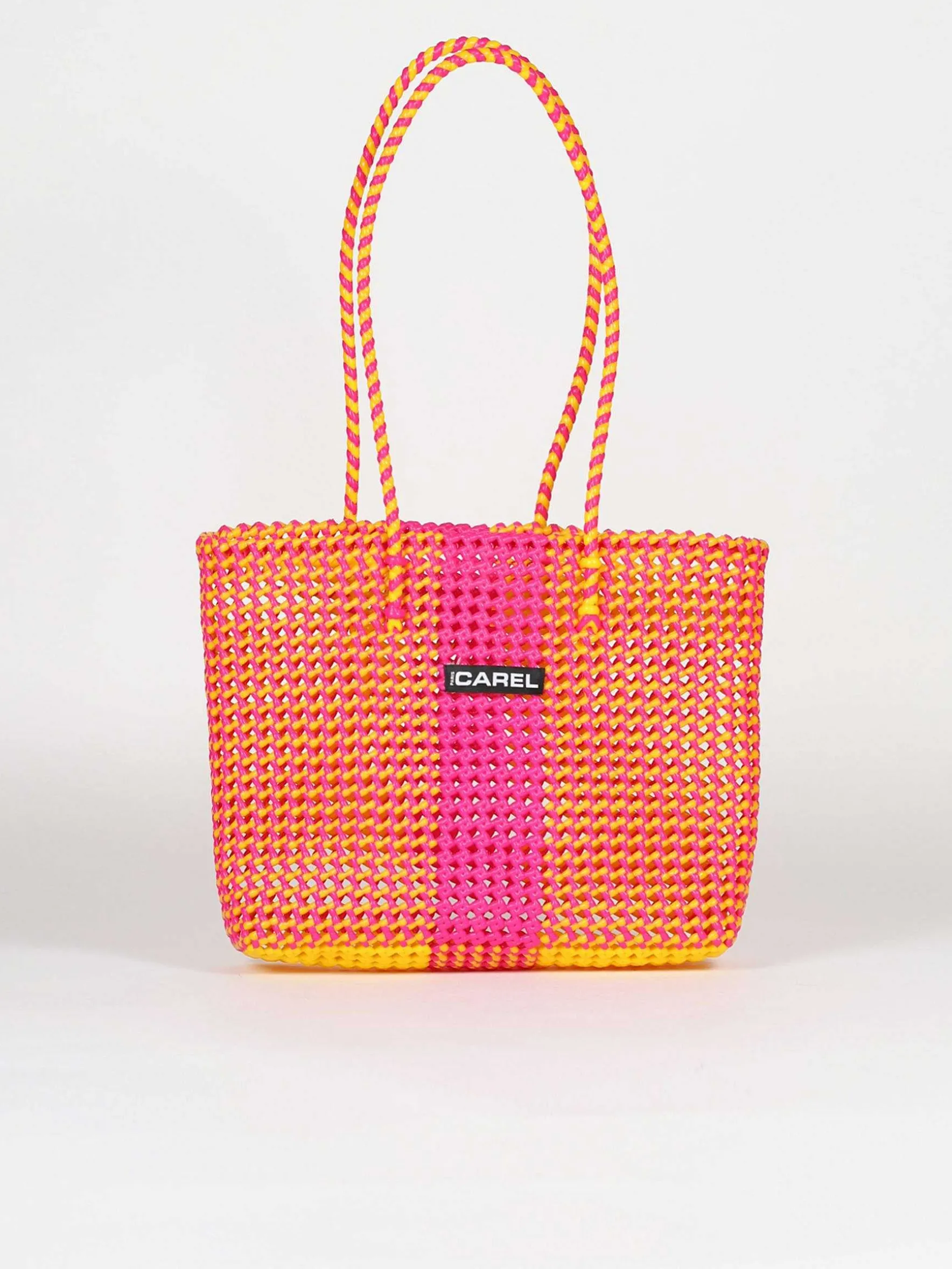 Carel Tassen>Oranje En Roze Tas