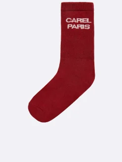 Carel Accessoires>Rode Sokken Paris