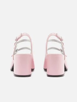 Carel Slingbacks>Roze Appleskin Slingback Mary Janes