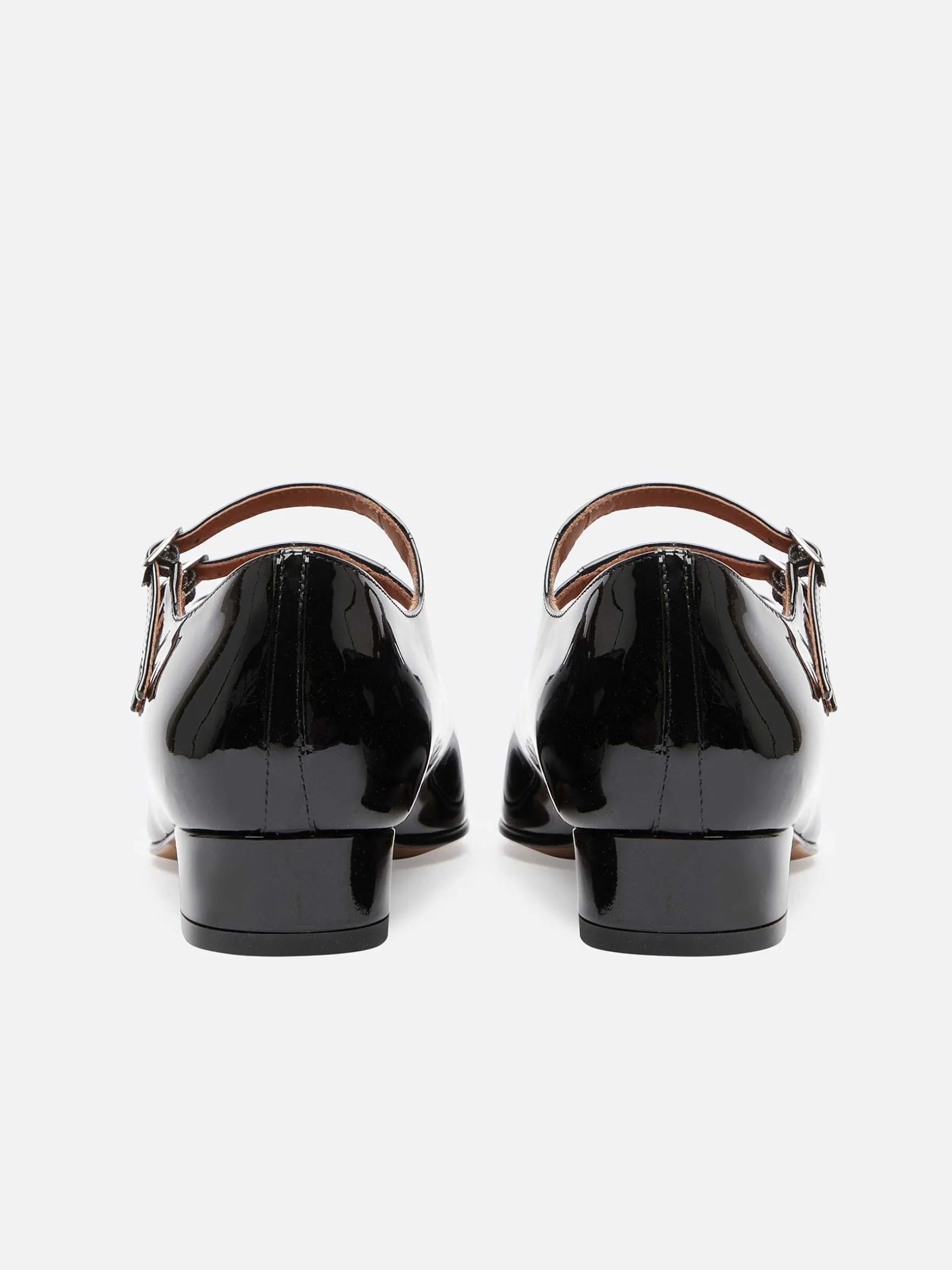Carel Ballerina'S>Zwart Lakleer Mary Janes Ballerina'S