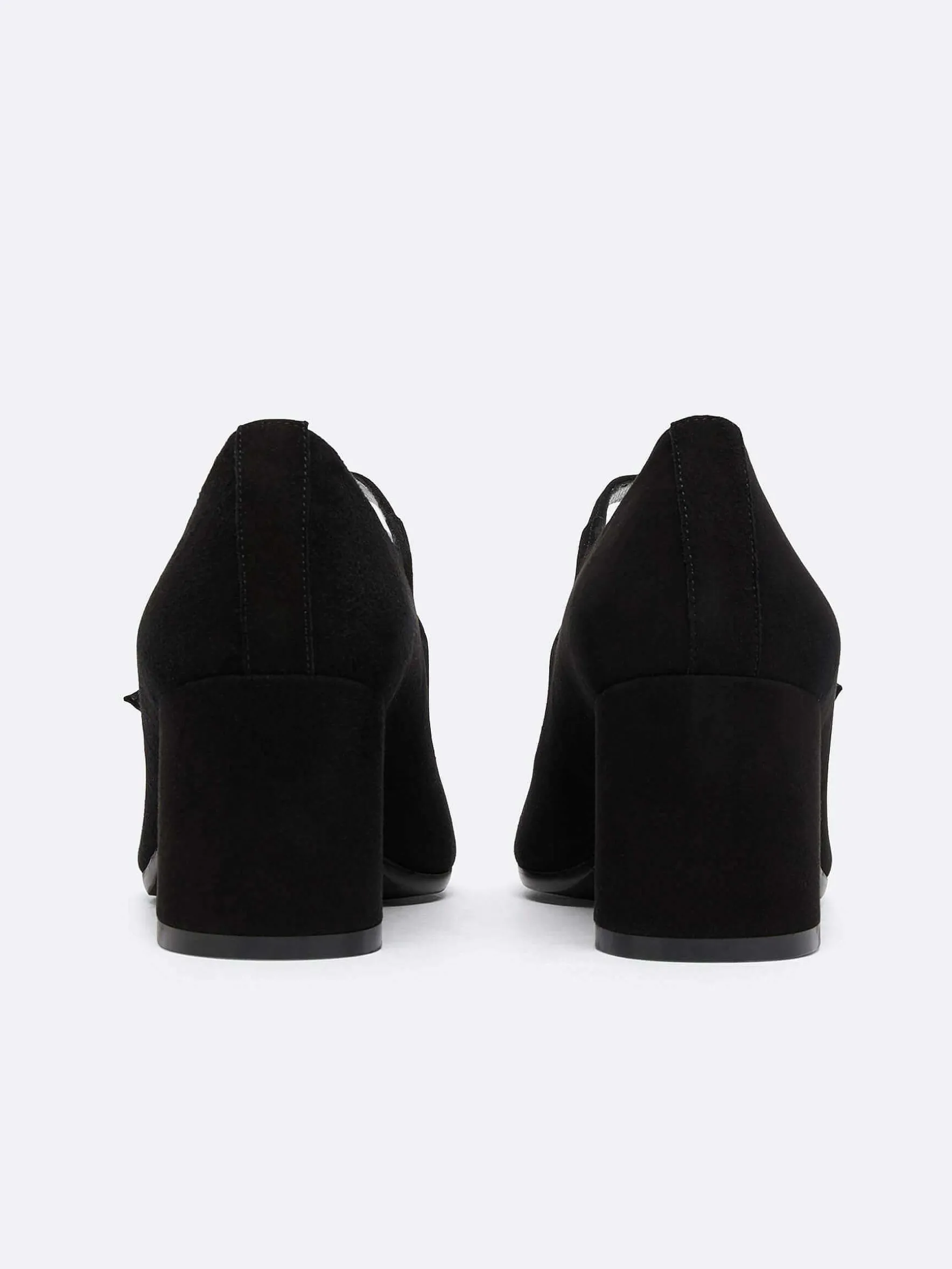 Carel Maria Janes>Zwart Suede Mary Janes Pumps