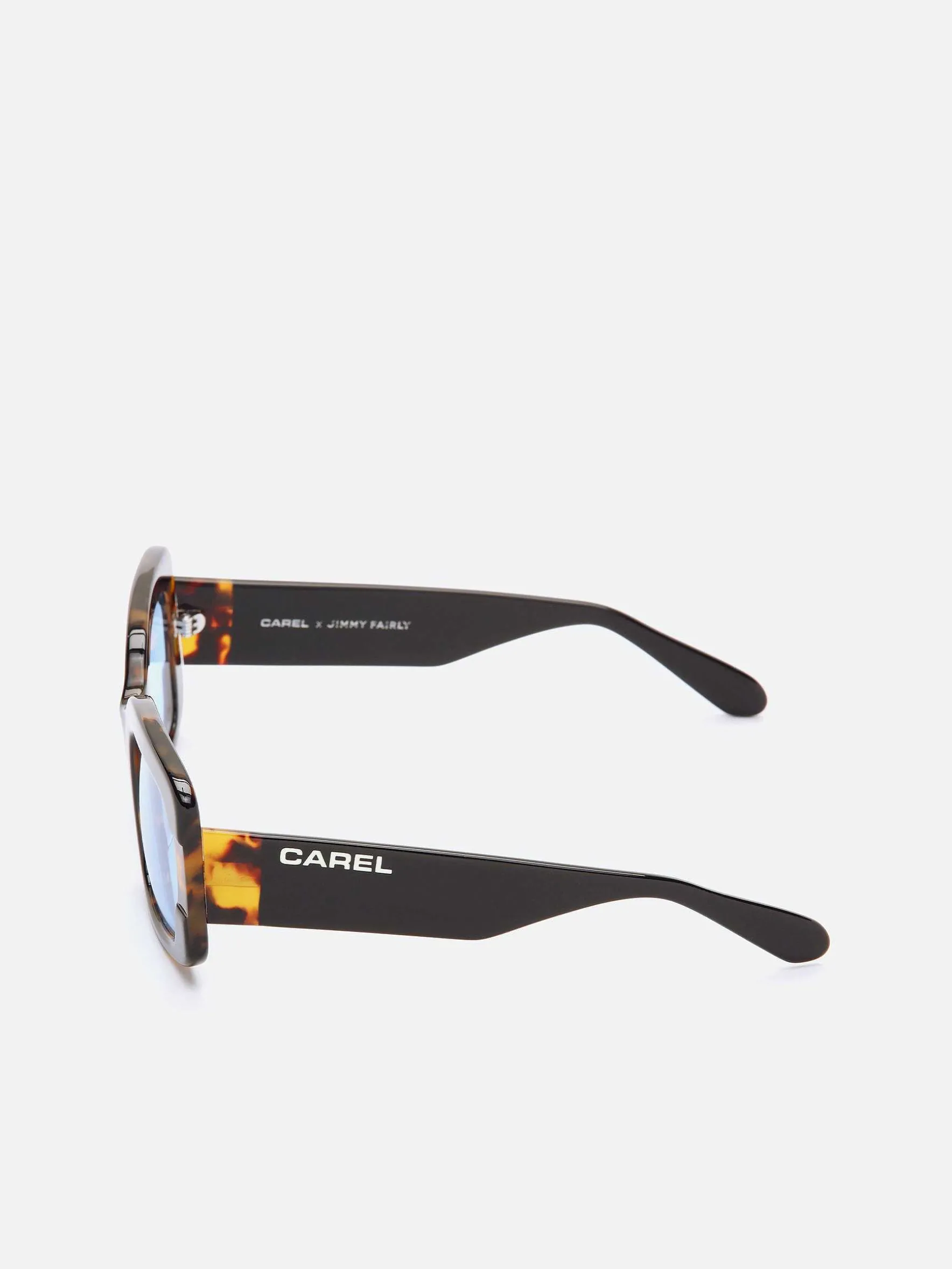 Carel Accessoires>Zwarte Acetaat Zonnebril