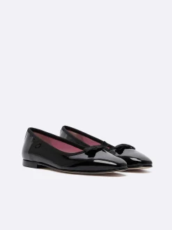 Carel Ballerina'S>Zwarte Lakleren Ballerina'S