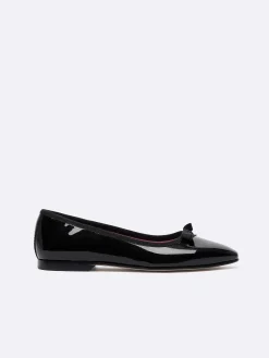 Carel Ballerina'S>Zwarte Lakleren Ballerina'S