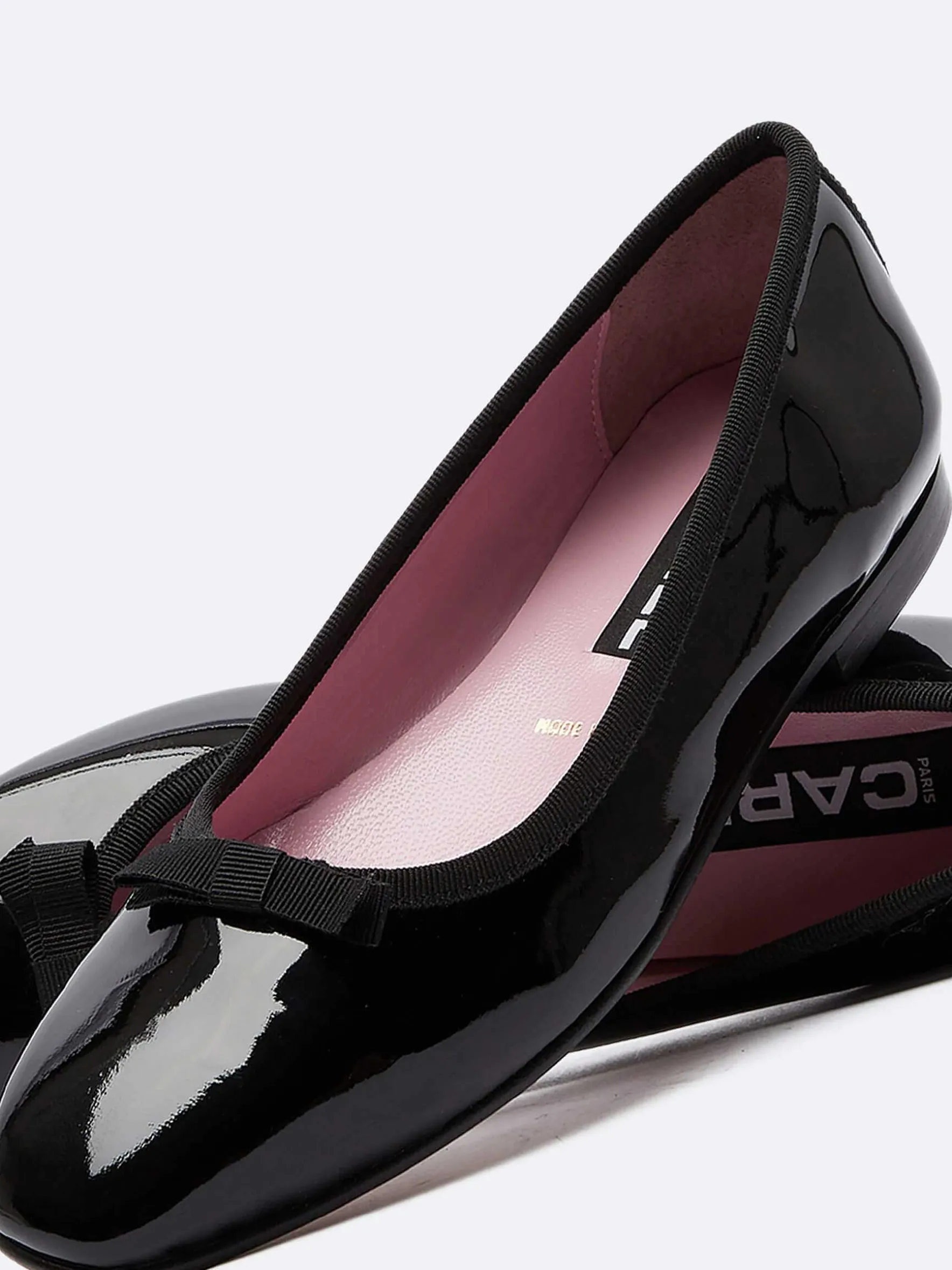 Carel Ballerina'S>Zwarte Lakleren Ballerina'S